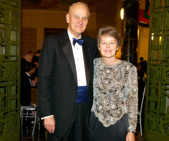 Bill and Anita at an NAE new member dinner